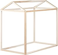 Vista 4 de South Shore Sweedi - Cama de casa para niños pequeños, madera natural