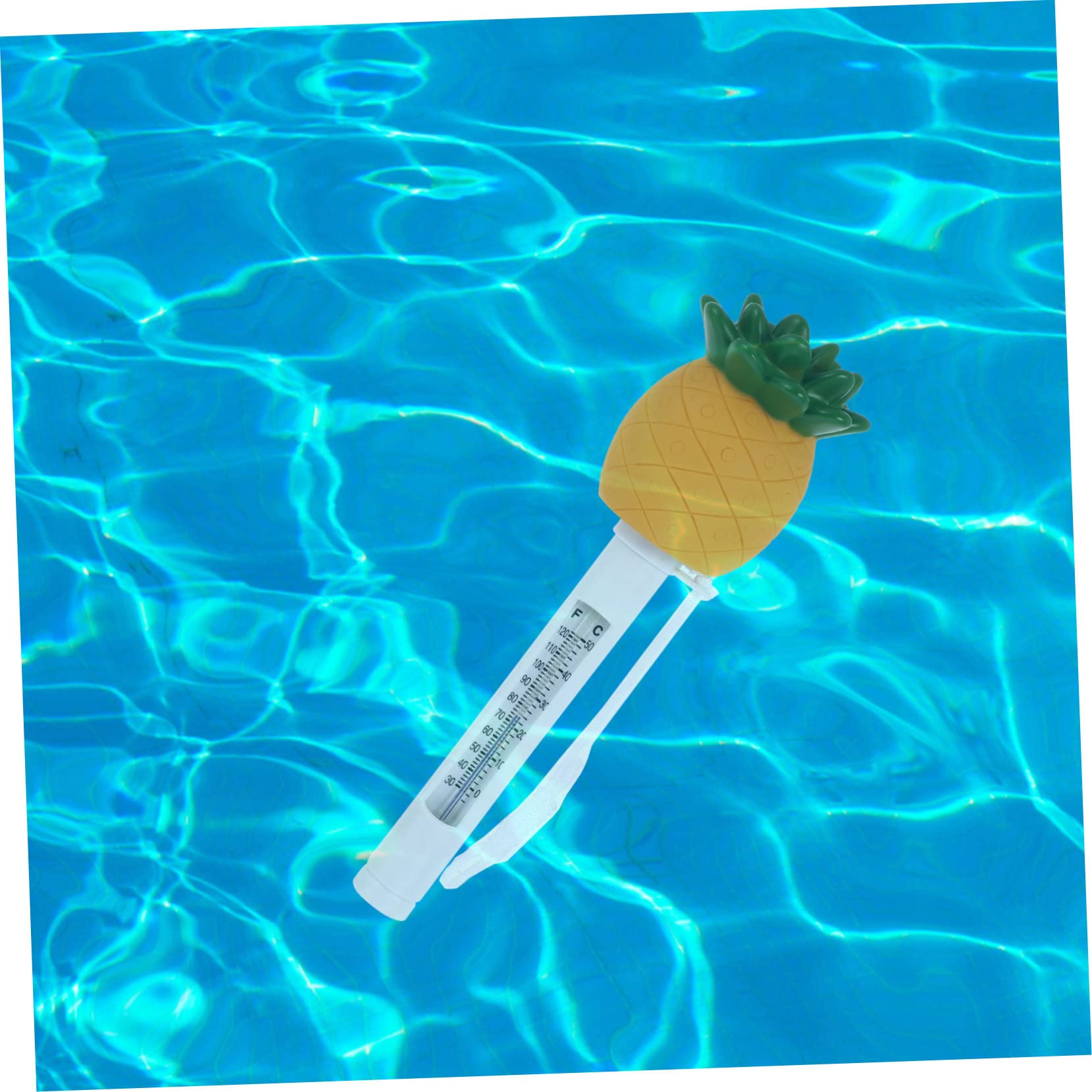 3 Termometri A Forma Di Ananas Termometro Galleggiante Impermeabile Per Piscina Termometro A Forma Di Cartone Animato In Plastica Gialla