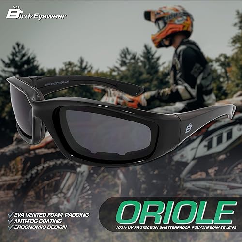 Miniatura 5 de Birdz Eyewear Gafas de sol para rafting y surf y kitesurf y flotan Marco negro