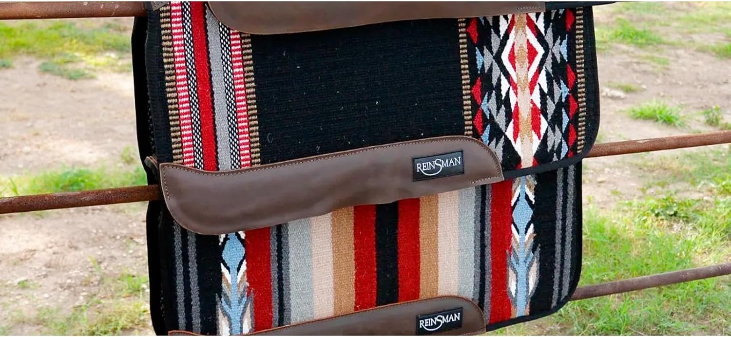 Reinsman APEX Ranahan Tacky Too Soft Breathable Non-Slip Shock-Absorbing Fleece-Lined Moisture-Wicking Contoured Back Protection Horse Riding Saddle Pad