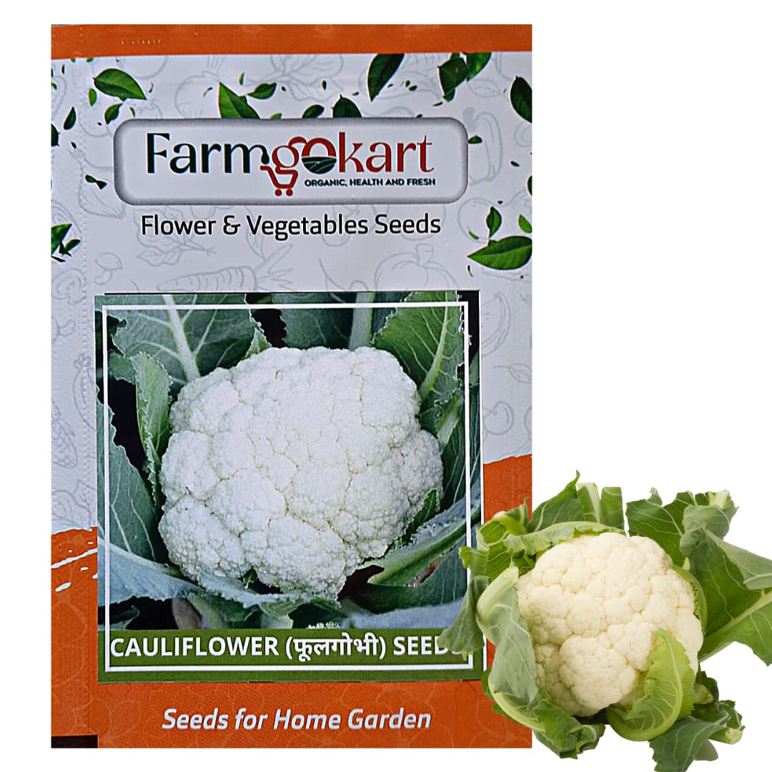 FARMGOKART 5 Gms - CAULIFLOWER (GOBHI) SEEDS, Vegetable Seeds for Home Gardening, Farming, Hydroponics and Poly Houses (B0BTYPWZ8Y) Amazon Price History, Amazon Price Tracker