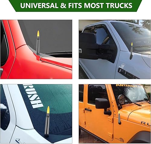 Miniatura 7 de Jimtyee Antena de repuesto para camioneta de automóvil para Chevy Silverado 1500 2500 3500 HD Ford F150 F250 F350 GMC Sierra 1500 2500 3500