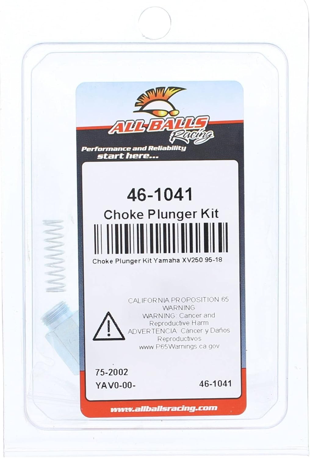 All Balls Choke Plunger Kit 46-1041 Compatible With/Replacement For Yamaha XV250 1995-2019