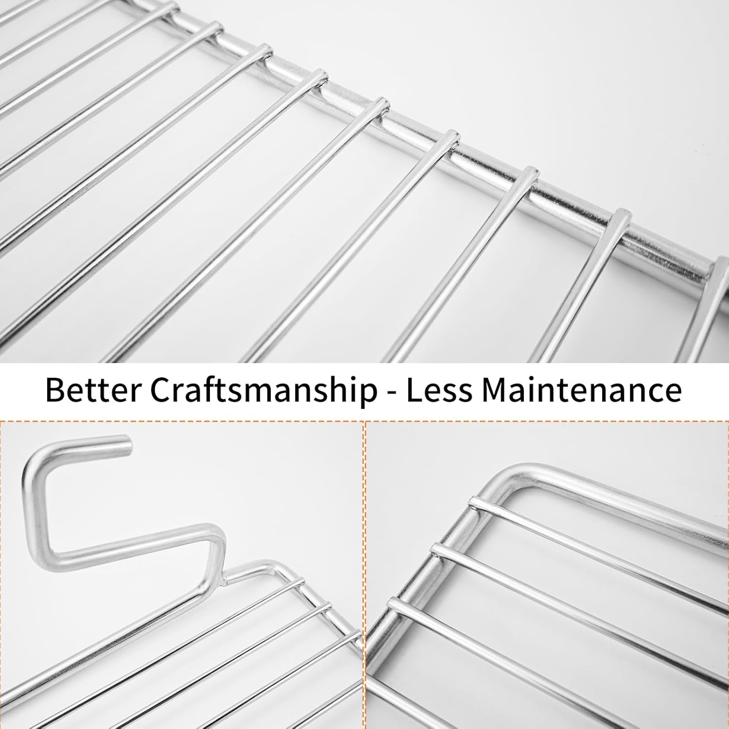 S13960 Grill Warming Rack Replacement Parts for Delta Heat 32 Inch BBQ Grill 304 Stainless Steel Grill Top Rack for Delta Heat 32 Inch Grill