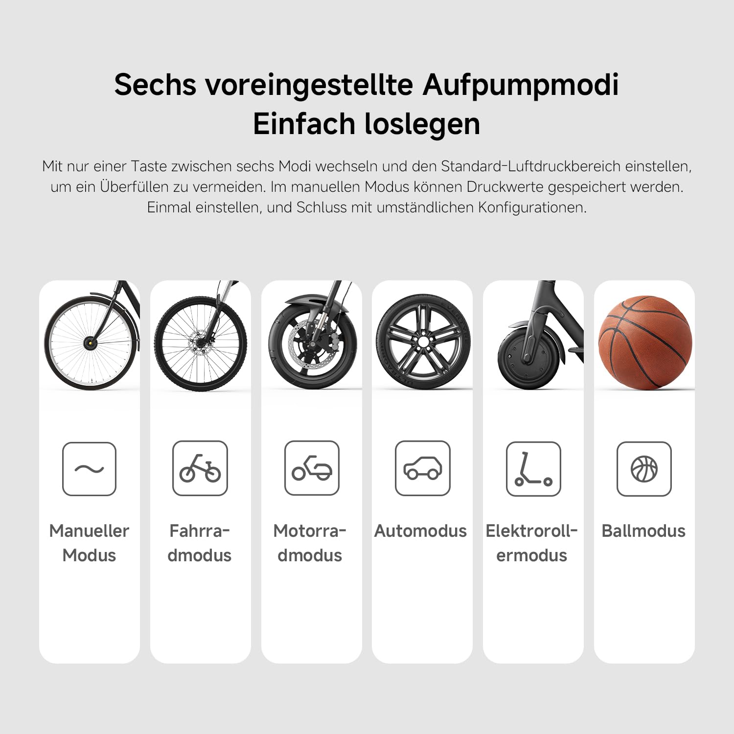 Xiaomi Portable Electric Air Compressor 2-150 PSI 10.3 bar 6 Preset Modes Auto-Stop LED USB-C Rechargeable