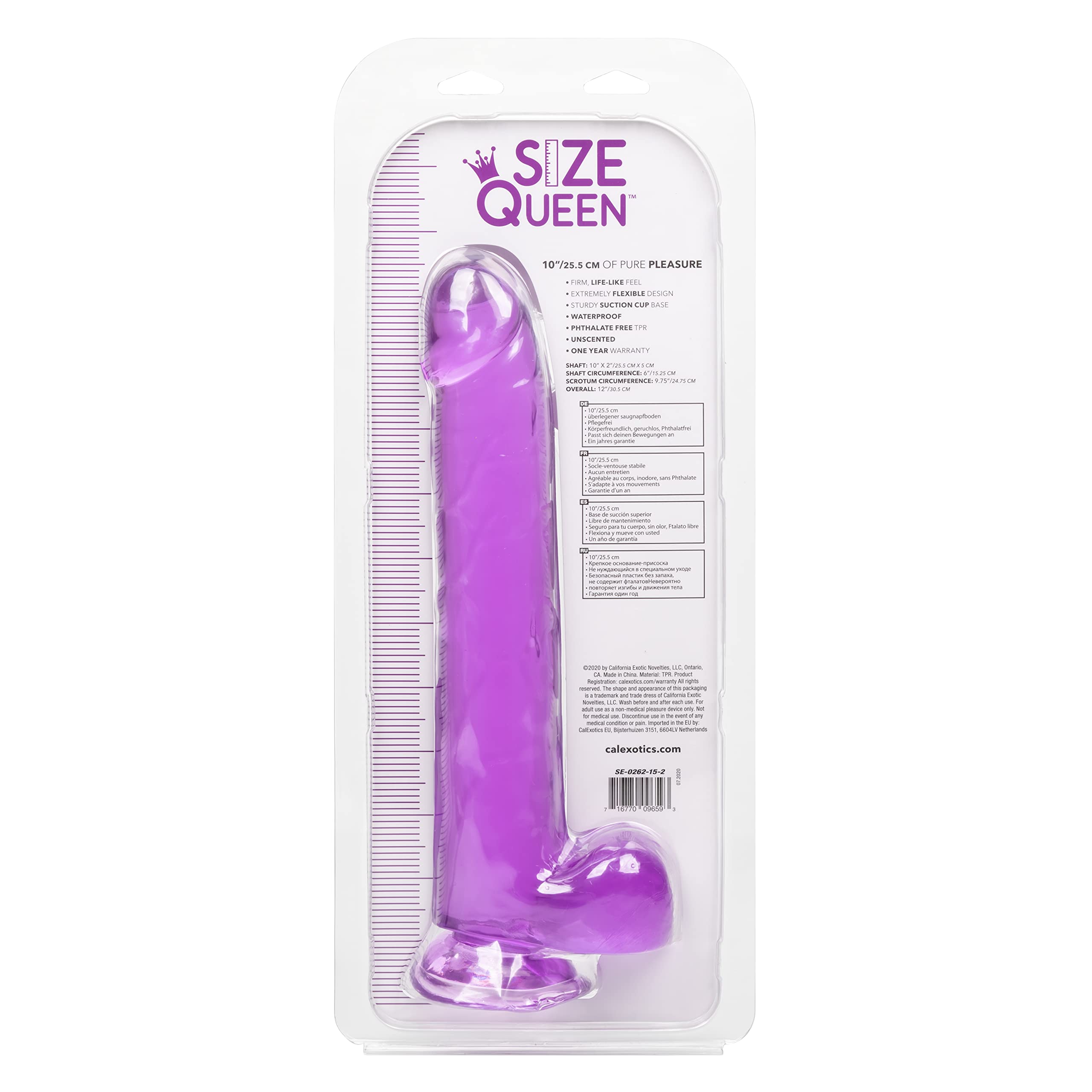 Size queen 10 inch dildo