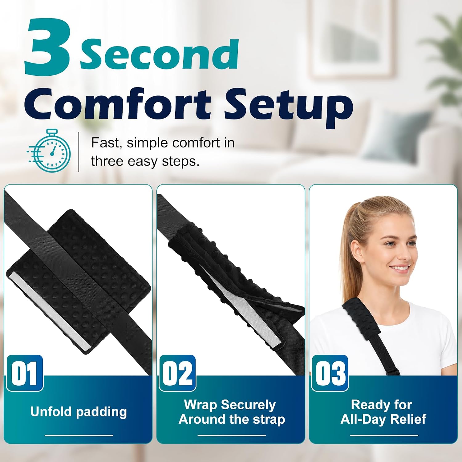 Cushioned Arm Sling Padding for Neck,Comfort Shoulder Support Pad