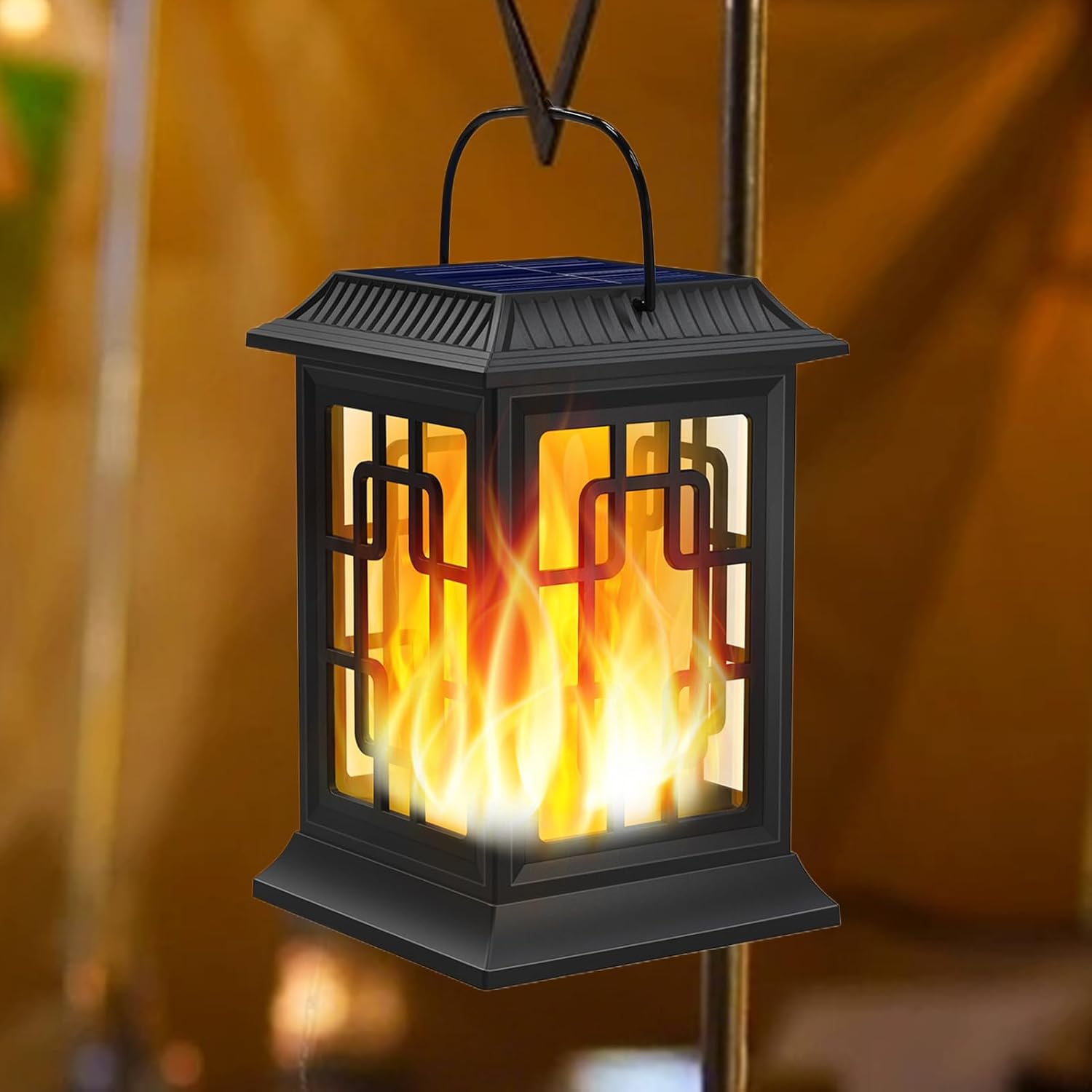 Lanterns Decorative Outdoor - Solar Outdoor Lanterns Waterproof, OutdoorSolar Lights for Yard | Ambient Lighting Garden Decor for Landscape Patio Table Pathway Yard Lawn Party Christmas Halloween