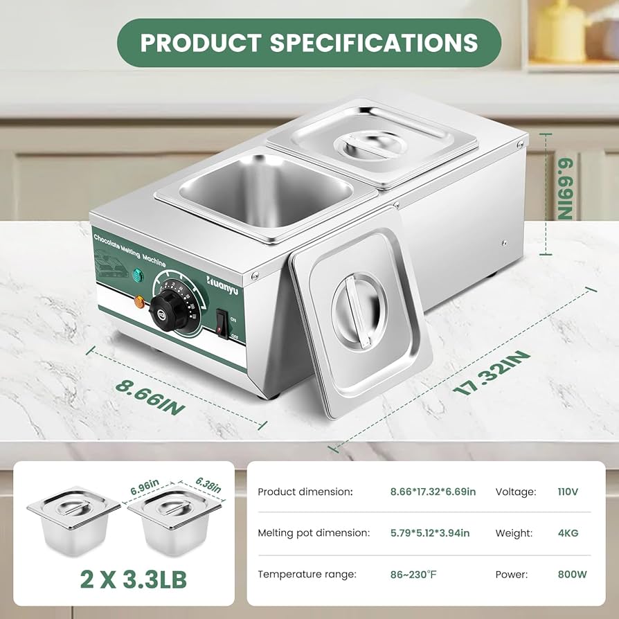 Amazon.com: Huanyu Chocolate Tempering Machine 86~230