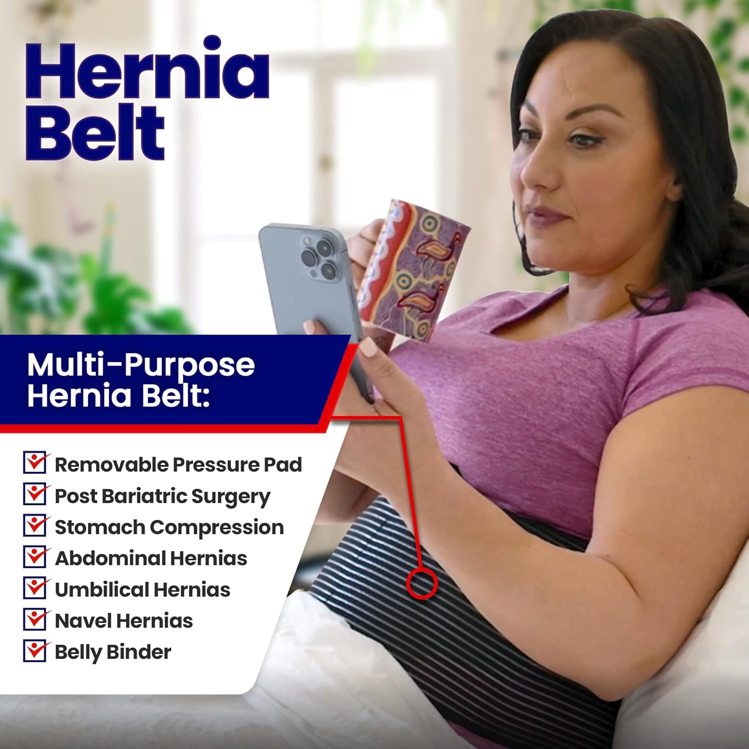 Buy Hernia Belt for Men and Women Abdominal Binder for Umbilical