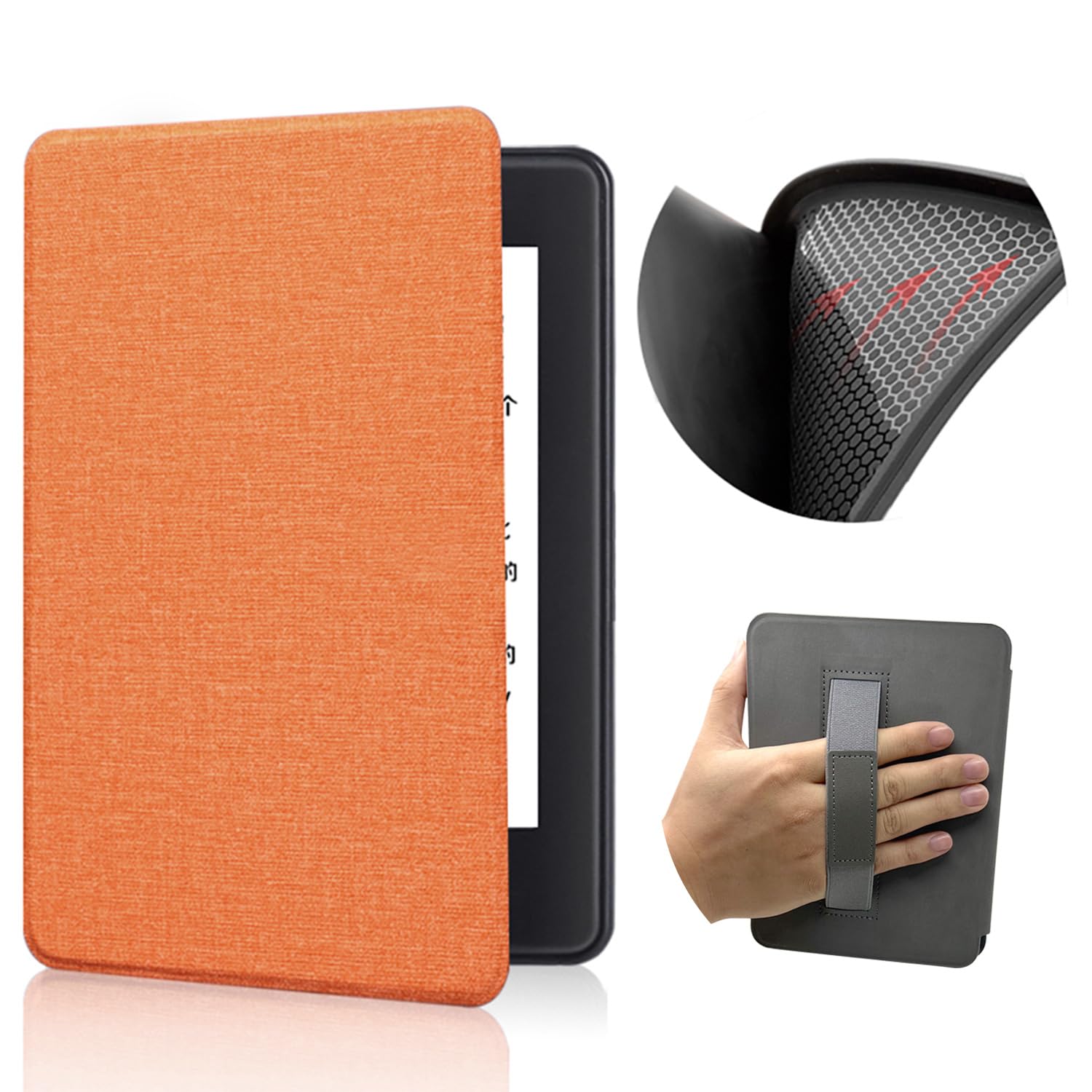 Amazon.co.jp: ハンドストラップ付き7インチKindle Colorsoft用ケース