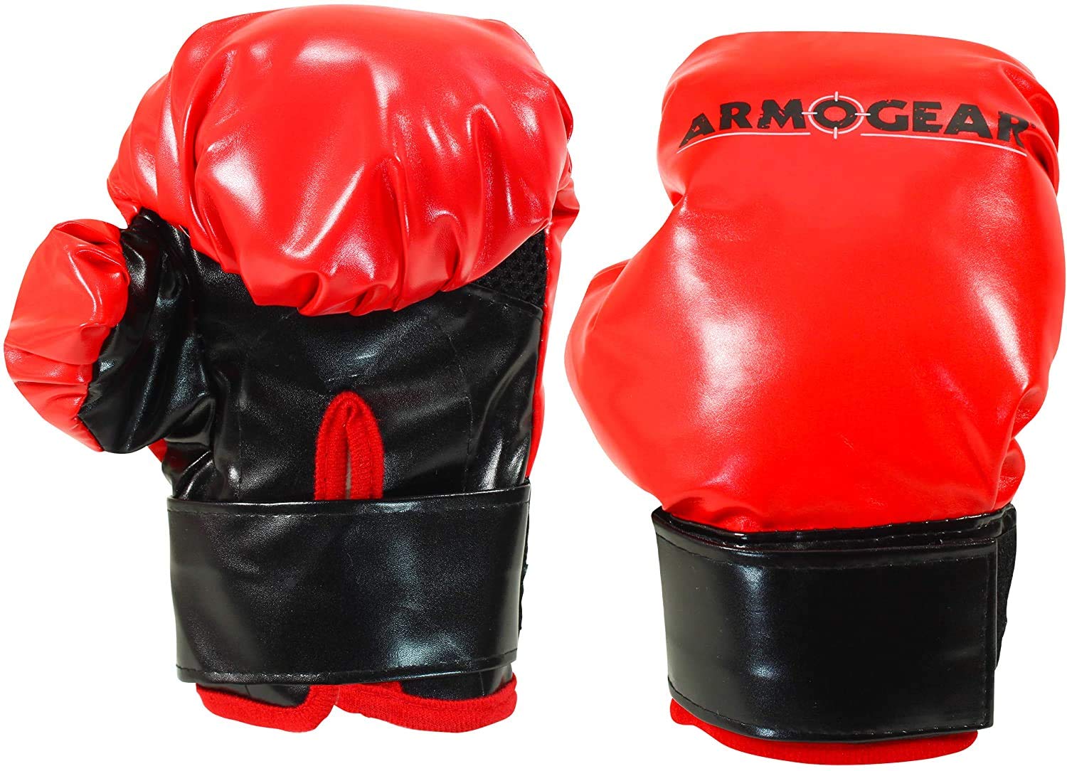 ArmoGear Kids Boxing Gloves with Easy Closure | Fits Kids & Teens | Cushion Pillow Like Fill for Play Fighting & Boxing | Ages 8+ (One Size)