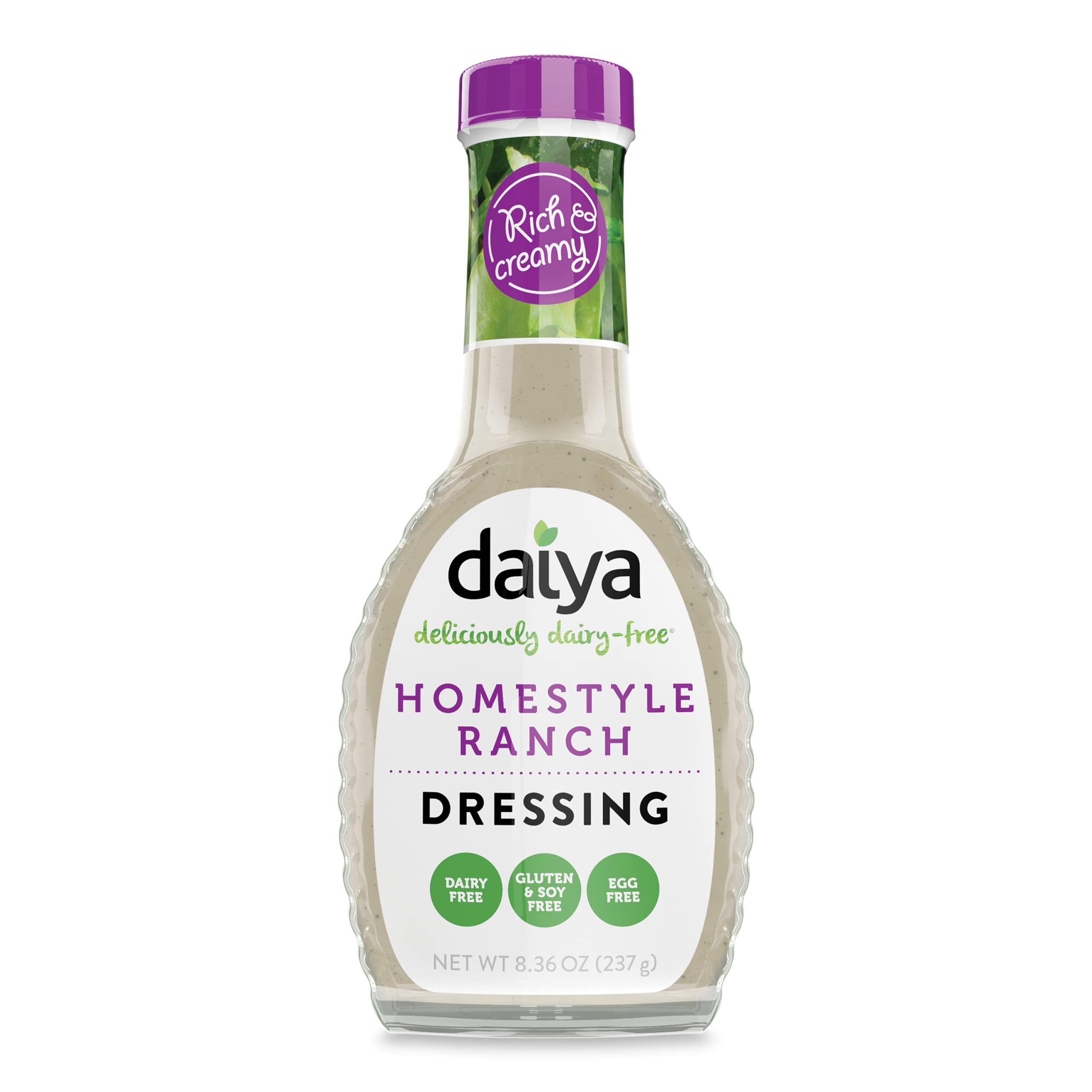 Daiya Homestyle Ranch Dressing, Dairy Free Rich & Creamy Salad