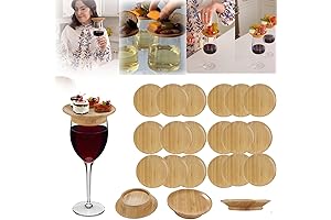 Charcuterie Wine Glass Topper (20-piece)