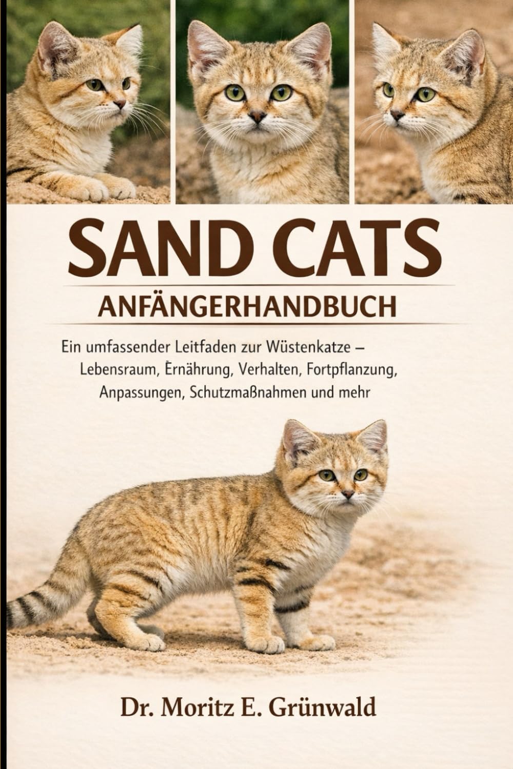 SAND CATS ANFÄNGERHANDBUCH: Ein umfassender Leitfaden zur Wüstenkatze – Lebensraum, Ernährung, Verhalten, Fortpflanzung, Anpassungen, Schutzmaßnahmen und mehr