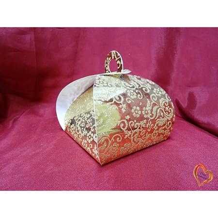 Dounia Mariage Boite A Gateau 25 Pieces Amazon Fr Cuisine Et Maison