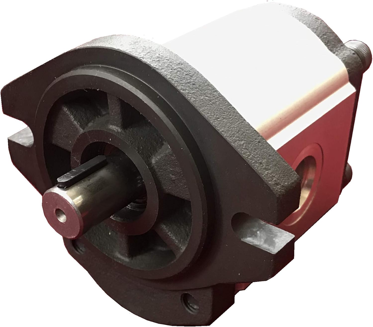 Hydraulic Gear Pump 16cc/rev (.976in3/rev) 3-12gpm 31.6HP 3625psi SAE A Flange CW (3/4 keyed Shaft, Side Ports)