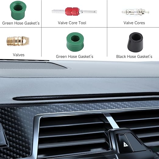 Kit de Reparación de Aire Acondicionado 71 Piezas con Válvulas y Juntas miniatura 3