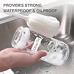 SUPVAN E10 & E11 & E16 Label Maker Tape, 6 Rolls 15mm x 6m Genuine Continuous Laminated Thermal Label Tape Refill, Waterproof Oilproof Child-Safe Durable Auto Detect Labels, Black on White