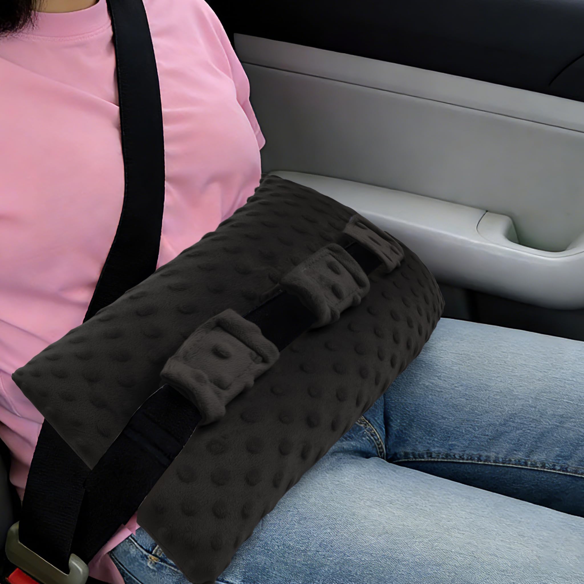 Hysterectomy Pillow Soft: Seatbelt Mastectomy Pillow Hysterectomy Recovery Must haves Car Seat Belt Pad Cushion Support for C-section Recovery Cervical Cancer Uterine Abdominal Post Surgery — view 9
