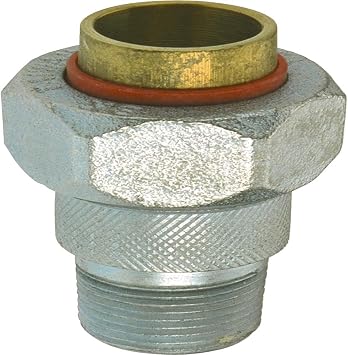 B & K 167-004NL Dielectric Pipe Union, Brass