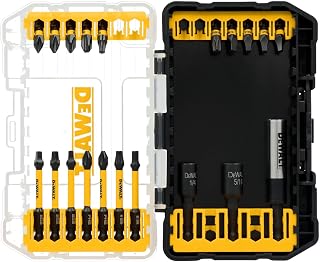 20-Piece Flextorq Drive Bit Set, Magnetic Fastener Bits with Stackable Hard case (DWAFT20SETC)