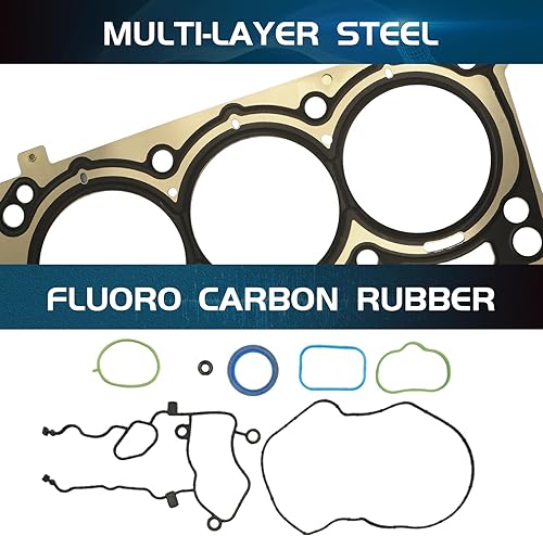 Miniatura 4 de Juego de juntas de culata para Chrysler 200 300 Town & Country, para Dodge Avenger Challenger Charger Grand Caravan Durango Journey, para Jeep Grand