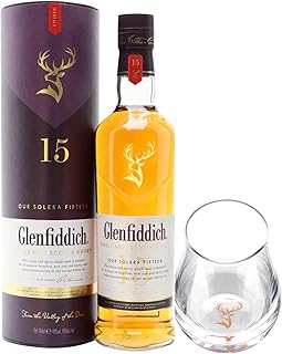 Glenfiddich 15 Year Old Solera Vat Speyside 70cl Glenfiddich Spey Dram Nosing Glass