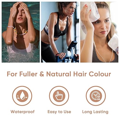 Miniatura 8 de Kit de tinte para pestañas y cejas Lomasa, tinte para cejas negro instantáneo con resultados naturales, kit de tinte para pestañas profesional que