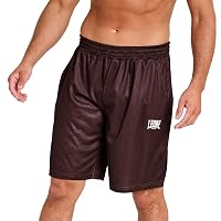 LEONE 1947 ABX112 Pantaloncino Logo Uomo, Shorts Palestra Fitness Training Bodybuilding