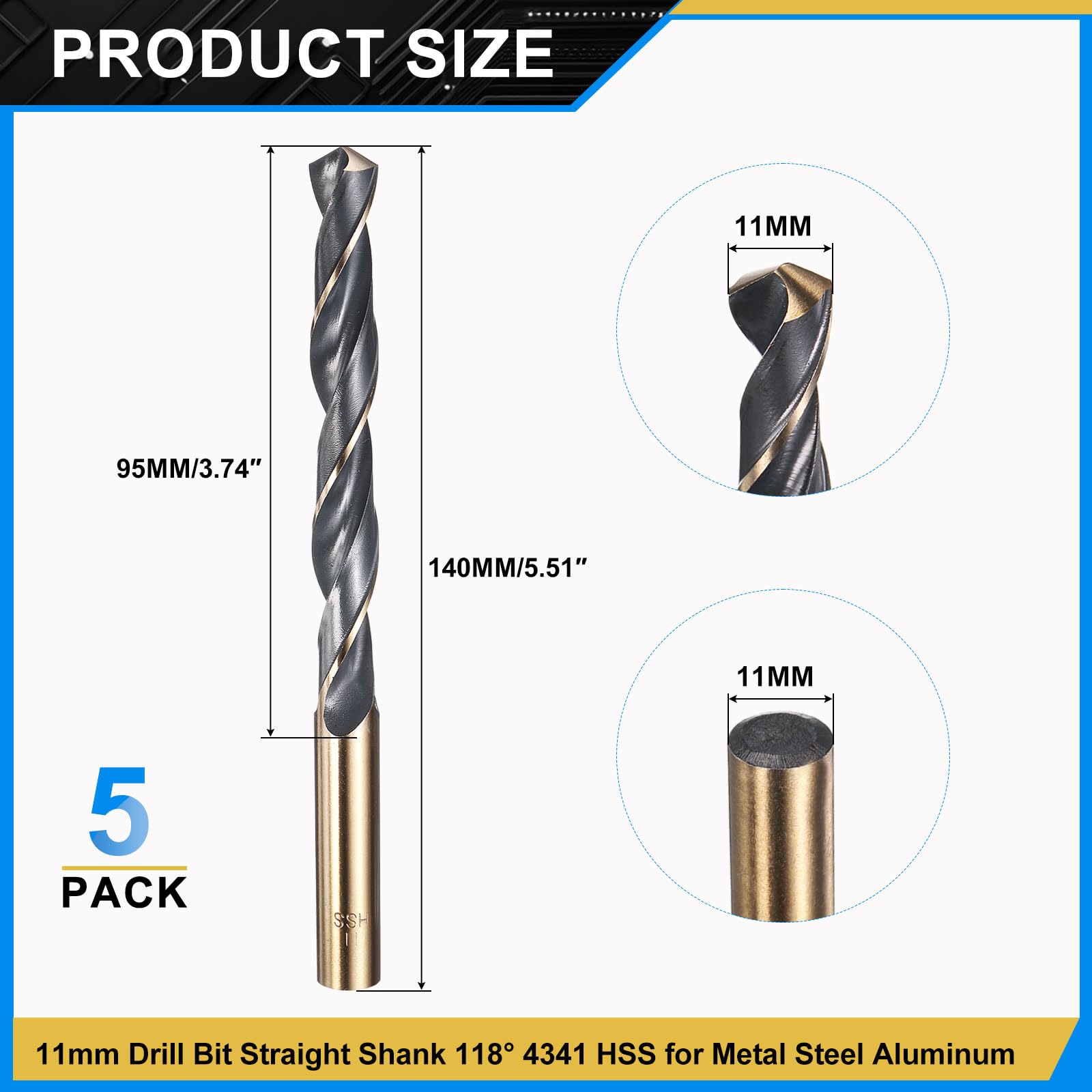 PATIKIL 11mm Drill Bit - Image 2