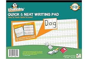 Channie's Quick & Neat Kids Handwriting Practice Workbook