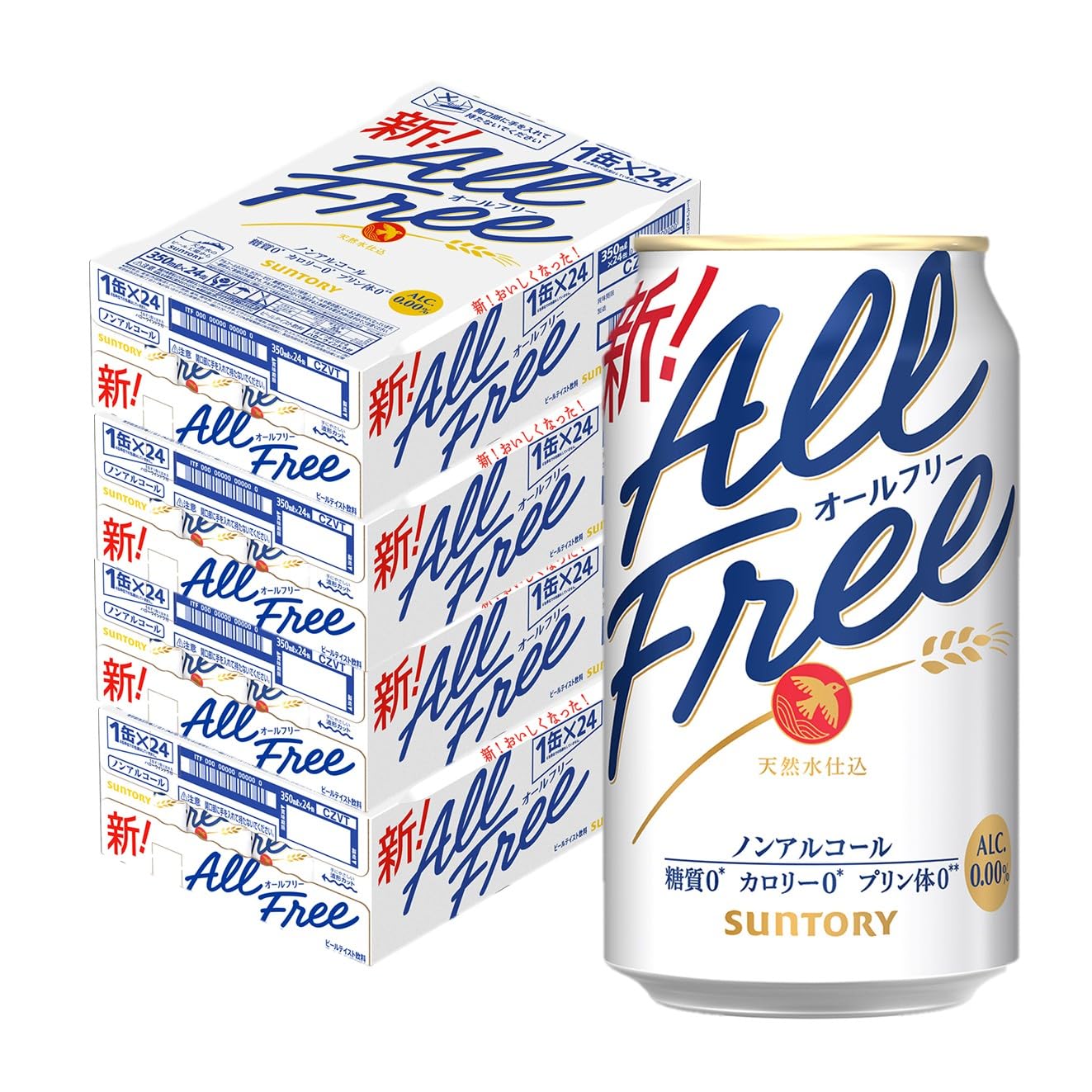 Amazon.co.jp: オールフリー 350ml 96本 [サントリー ノンアルコール 