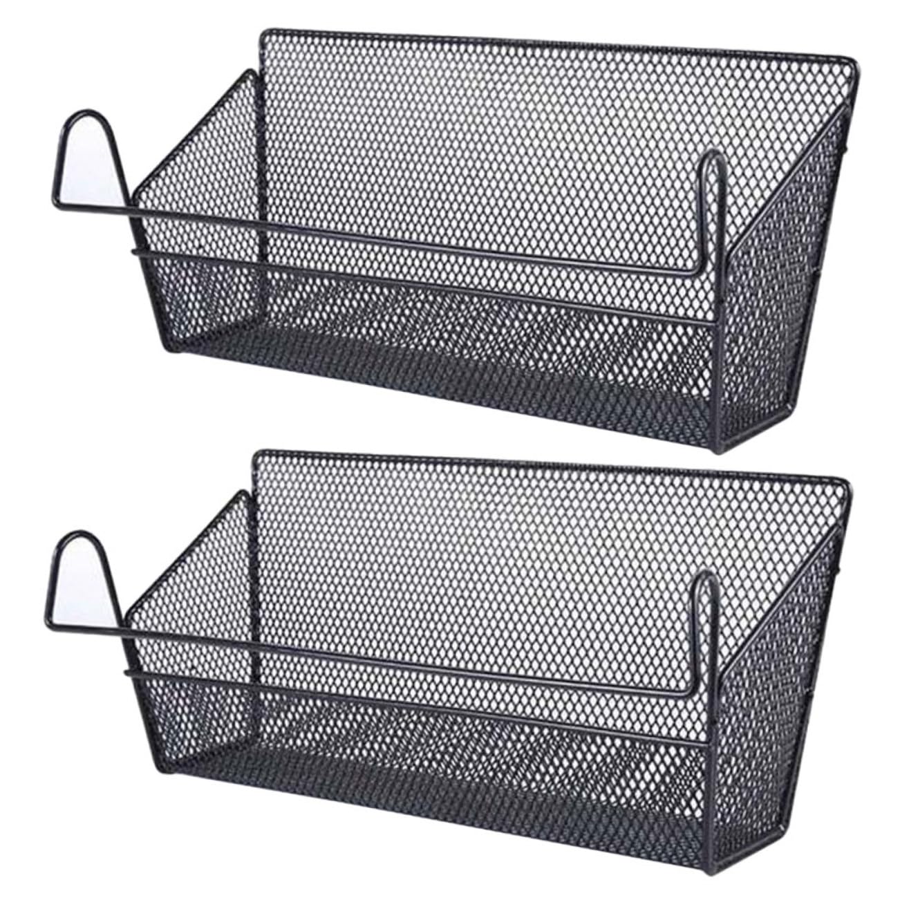 Panier suspendu organisateur de lit noir anti-désordre