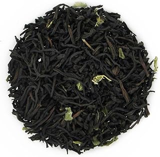 English Tea Store Chocolate Mint Flavored Black Tea | Loose Leaf Tea - 16oz | Rich Chocolate and Refreshing Mint Blend | Premium Loose Leaf Black Tea | Perfect Hot or Iced Beverage