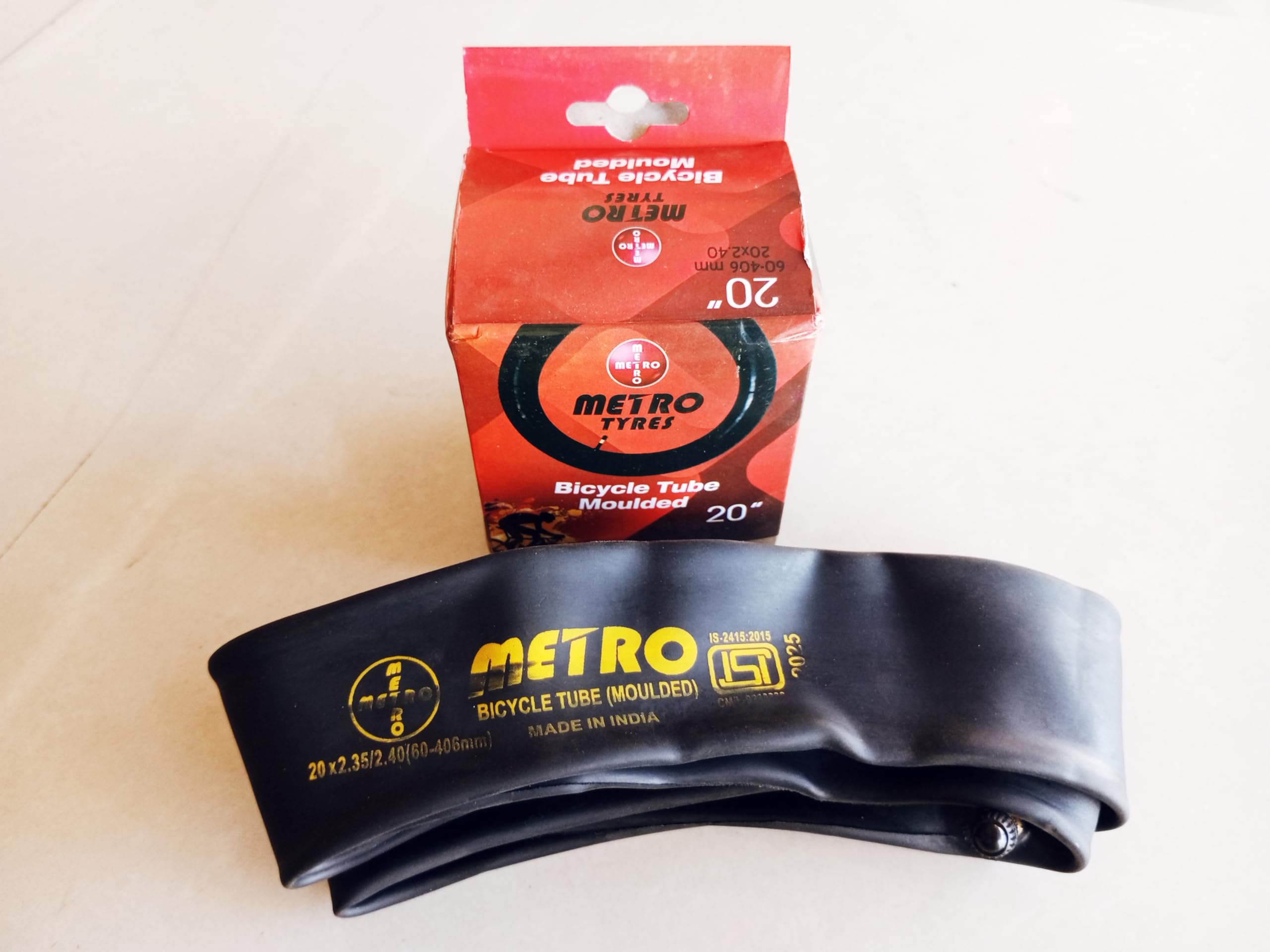Bicycle Tube Moulded, 20 Inch, 20x2.35/2.40 (60-406mm), Made in India, ISI Certified-picture-16