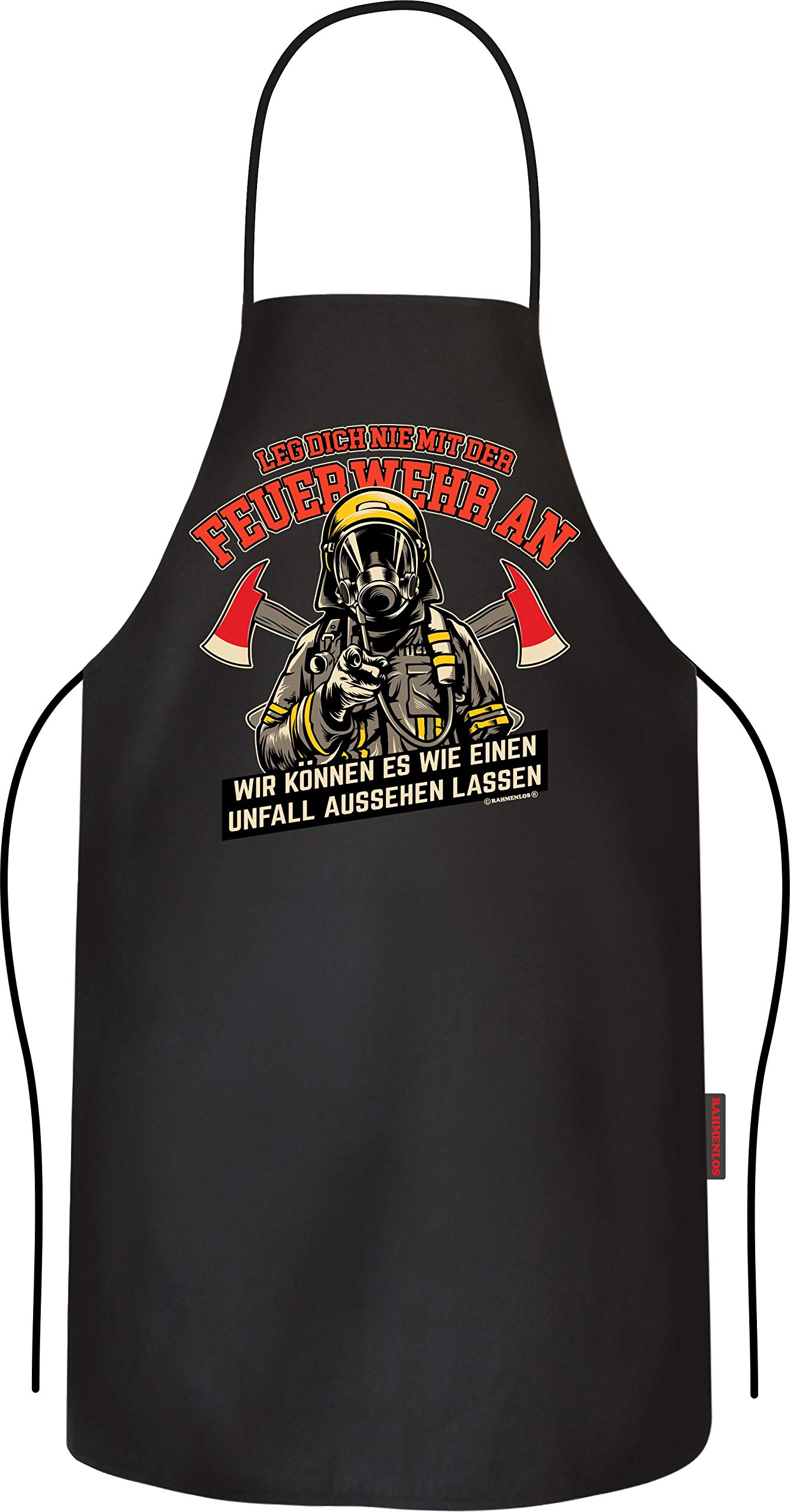 Tablier De Barbecue RAHMENLOS – Coton Pur – Message Humoristique – Cadeau Homme