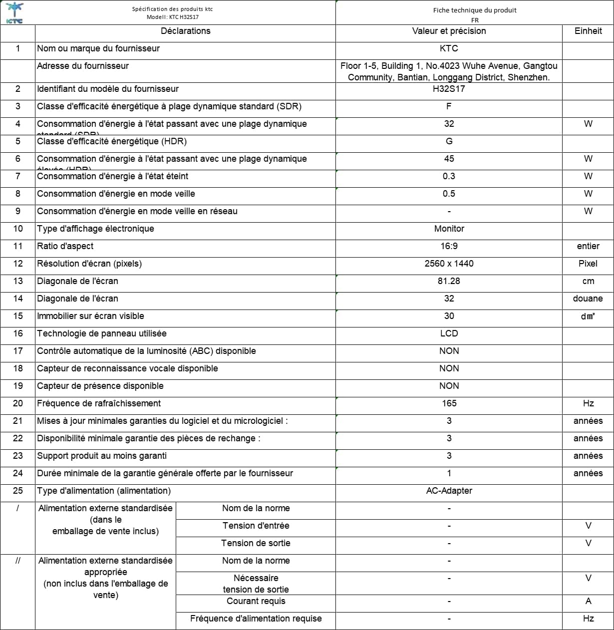 KTC Monitor Gaming Curvo 32 Pulgadas, 180Hz, 2K QHD 2560 x 1440 píxeles, 1ms, HVA 1500R Sin Marco, HDR10, FreeSync & G-Sync, Pantalla de reducción de luz Azul, DP1.4 180hz, HDMI2.0 144hz, H32S17 12