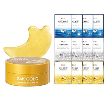 [K Beauty Snp] 24K Gold Firming Eye Patch & Variety Ampoule Sheet Mask Set