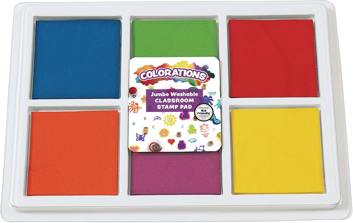 Colorations BIGSTAMP Jumbo Washable Classroom Stamp Pad
