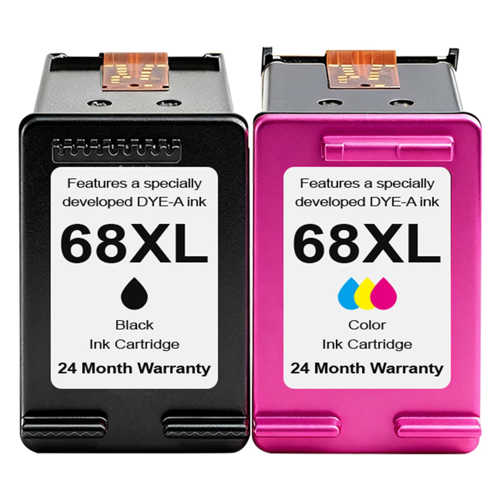 Photo 1 of Ankink Compatible Ink Cartridges Replacement for 68-3 (Chip Version: V2602C NOT Remanufactured)