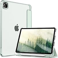 Vista 13 de Kenke Nueva Funda iPad Pro de 11 Pulgadas 4ª/3ª/2ª/1ª Generación 2022/2021/2020/2018 con Soporte para Lápiz Integrado en el Lado Izquierdo, Cubierta