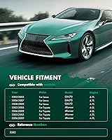 Vista 7 de SCITOO Conjunto de condensador A/C compatible con Toyota 4Runner y para LX GX470 2003 2004 2005 2006 2007 2008 2009, 4.0L 4.7L, repuesto # 8846135150