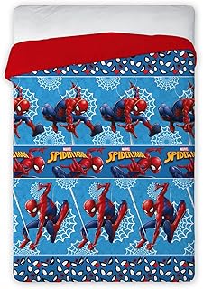 Faro TRAPUNTINO Estivo Spiderman Marvel Coperta 120 GR Letto Singolo 170X250 CM - SPIDER-MAN037