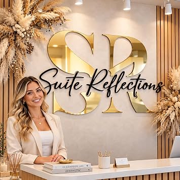 Custom Acrylic Logo Sign, 3D Business Wall Sign for Office Reception, Salon