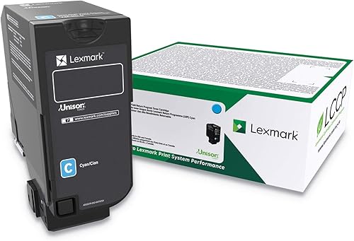 Cartucho de tóner de alto rendimiento del programa de devolución de Lexmark para el gobierno estadounidense, Cian