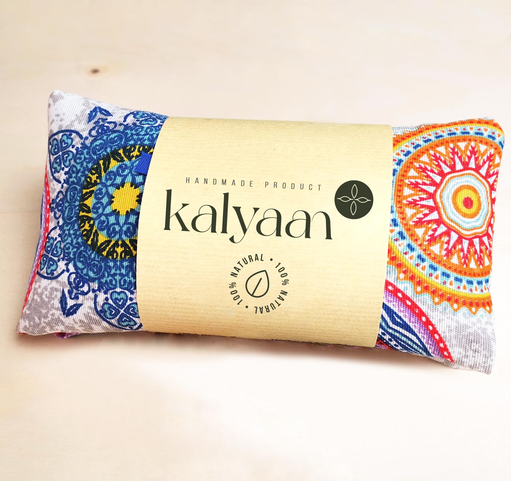 Cuscino Termico Cervicale - Cuscino Riscaldante Microonde (45x12cm) Scaldino da Microonde - Freddo e Caldo – Cuscinetto con Semi - cuscino noccioli ciliegia (Blu)