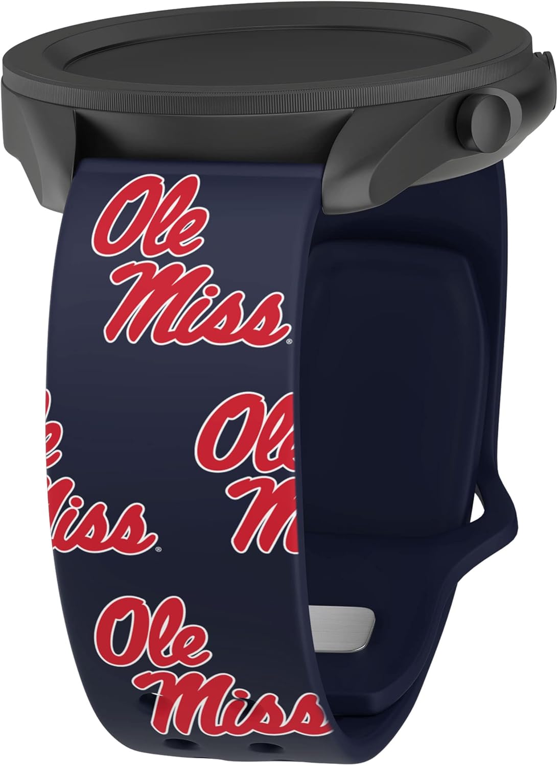 Affinity Bands Mississippi Ole Miss Rebels HD Watch Band Compatible with Samsung Galaxy Watch and more