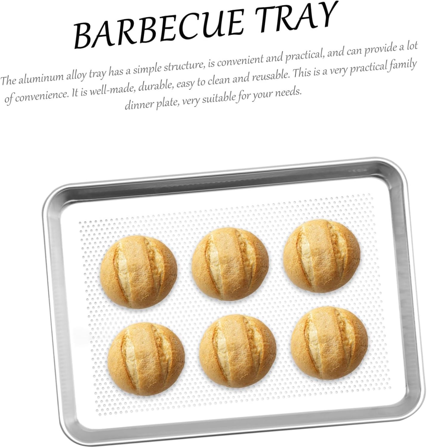 ABOOFAN Baking Tray Usa Baking Pan Rectangular Dish Pan Wire Rack Barbecue Plate Plate