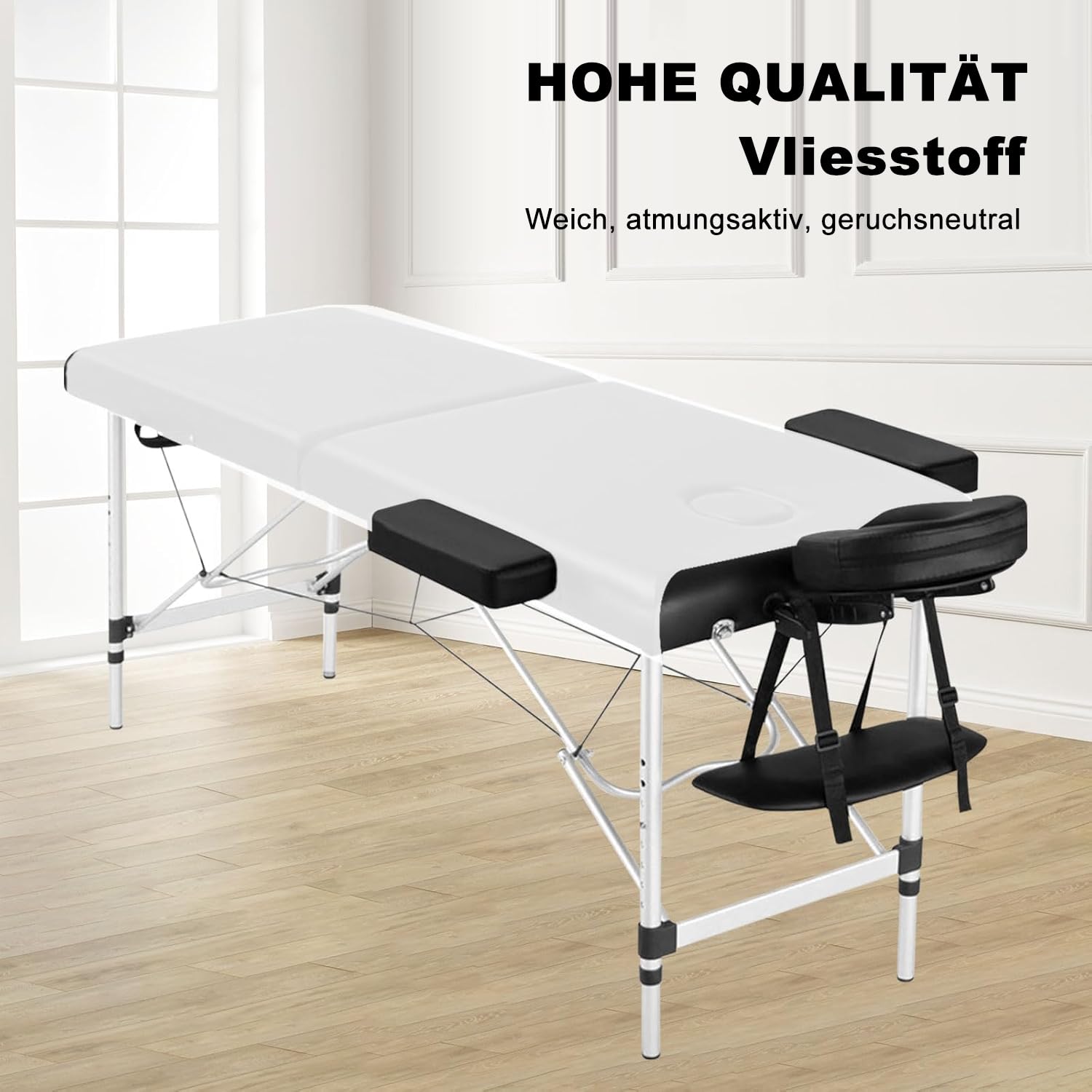 100 Stück Einweg Massageliegen Auflage Einweg Bettlaken Hautfreundliche Einweg Massagetisch Bettlaken Vliesstoff Massageliegen Auflagen für Spa Tattoo Salon 80 x 180cm (Weiß)